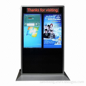 42-inch Double Touch LCD Advertising Player/All-in-one PC with LED Top, WXGA Screen Type